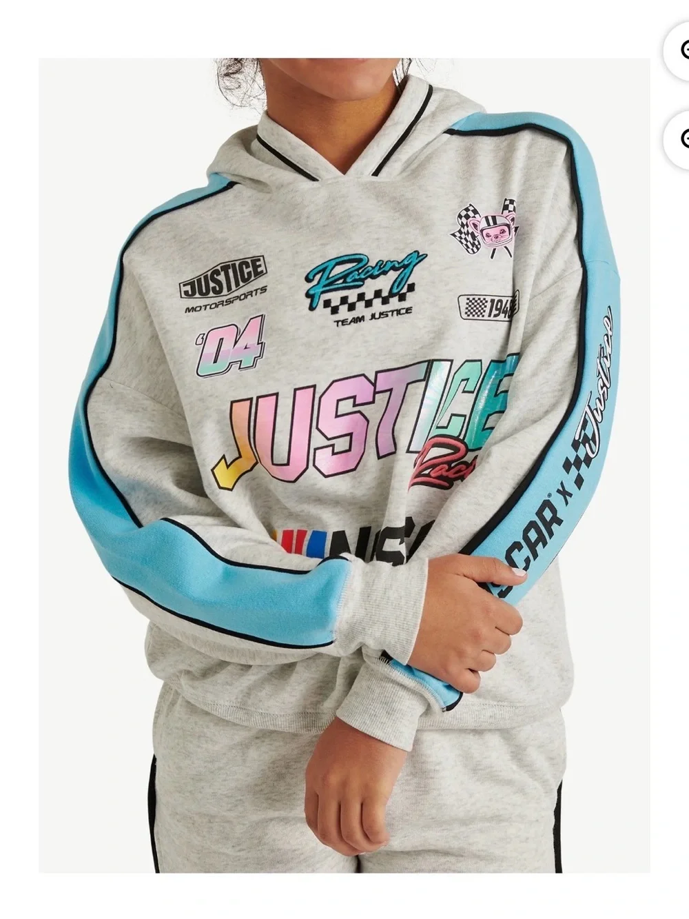 Girl’s NASCAR X Justice Hoodie